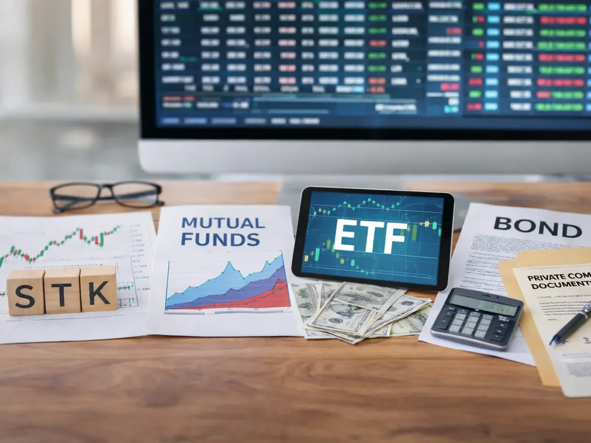Stock market report representing a securities donation